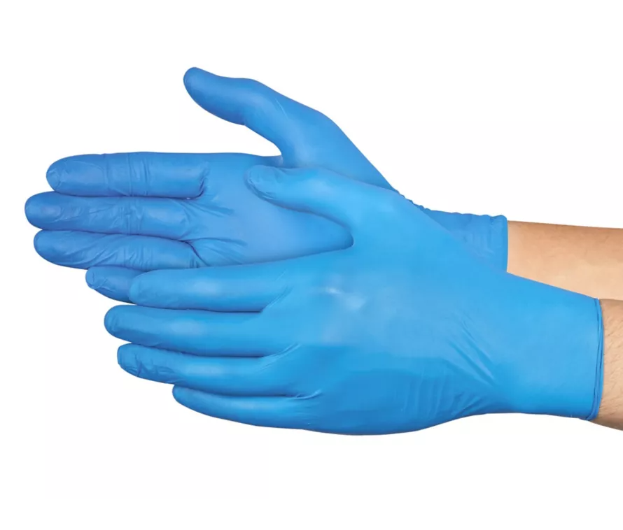 Blue disposable gloves (10pcsx100) - small / medium / large