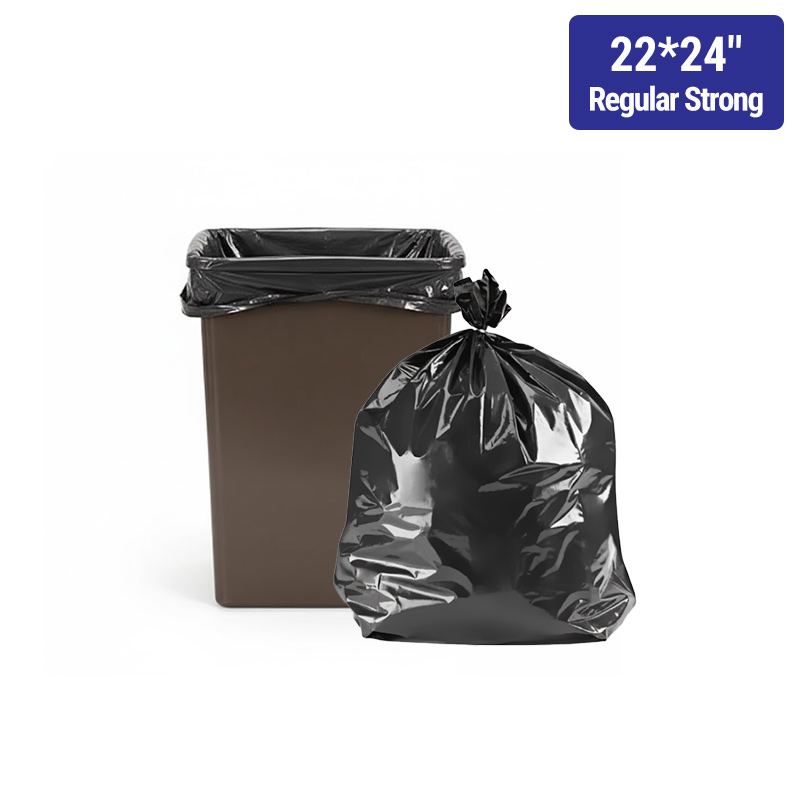 22x24 Black Strong Garbage Bag (500pcs)